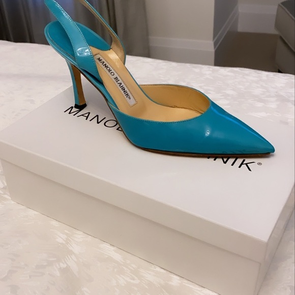 Manolo Blahnik Carolyne Pick90pin patent - Picture 2 of 8